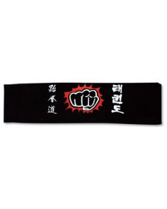 Black Fist Martial Arts Headband