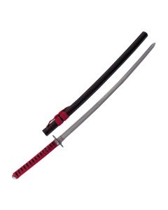 Red Cord Wrapped Samurai Sword