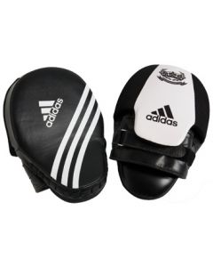 Adidas Professional Short Focus Punching Mitts (ADIBAC013-BK-WH)