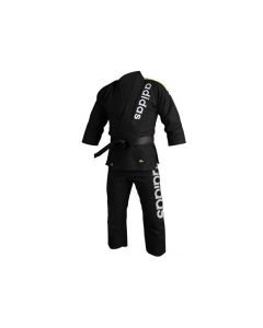 Adidas Brazilian Jiu-Jitsu Black Traditional Cut Kimono Uniform (JJ-BRAZ-TC-BK)