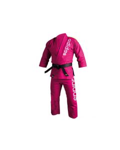 Adidas Pink Brazilian Jiu-Jitsu Traditional Cut Kimono Uniform (JJ-BRAZ-TC-PNK)