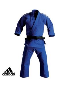 Adidas Blue Elite Judo Gi Uniform with Stripes (J730-ST-BU)