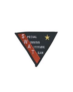 Martial Arts SWAT Triangle Patch Special Winning Attitude Team
